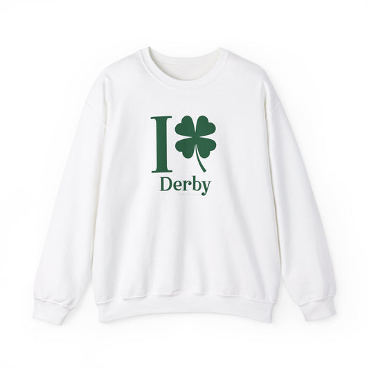 I Clover Derby Unisex Heavy Blend™ Crewneck Sweatshirt