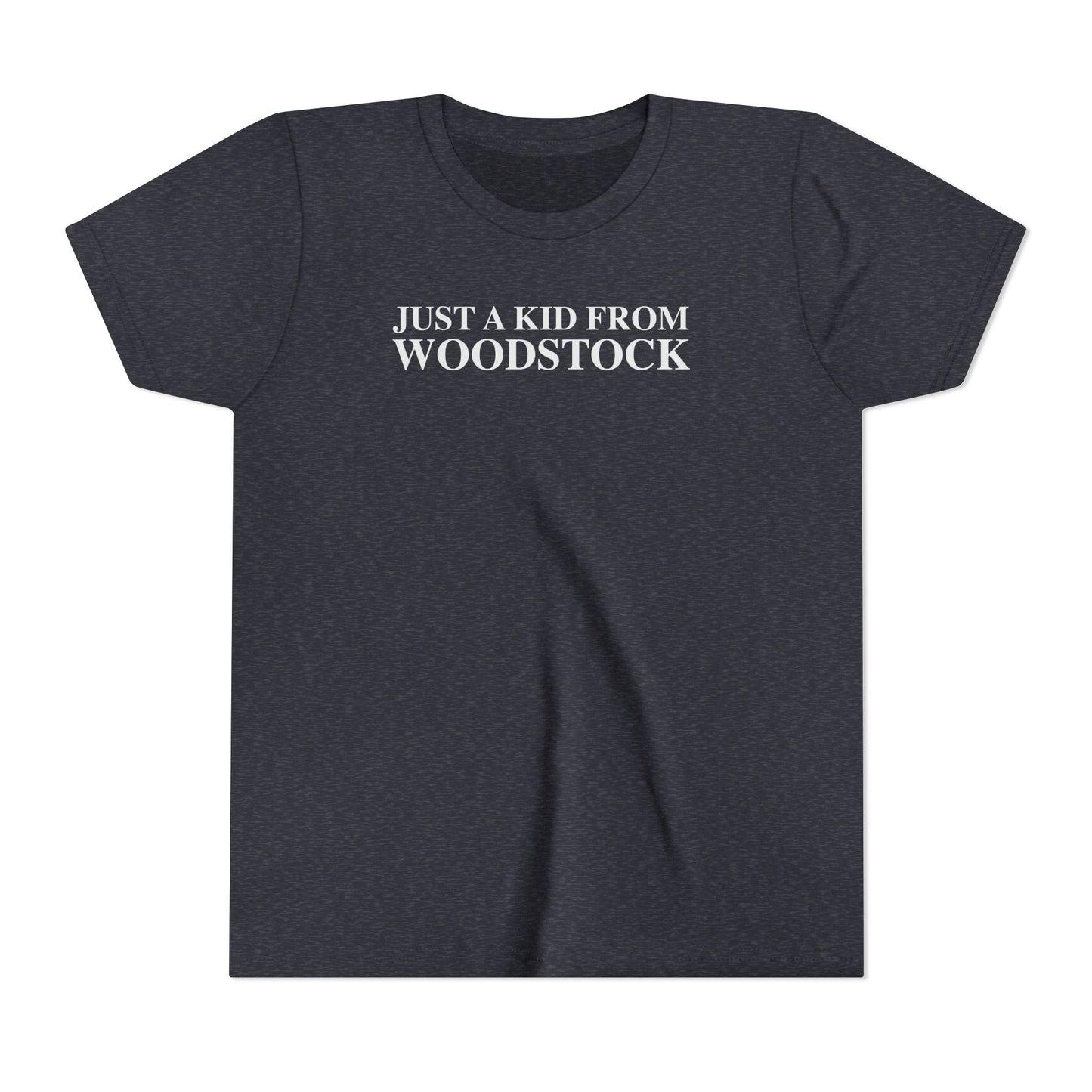 Just a kid from Woodstock Youth Short Sleeve T-Shirt