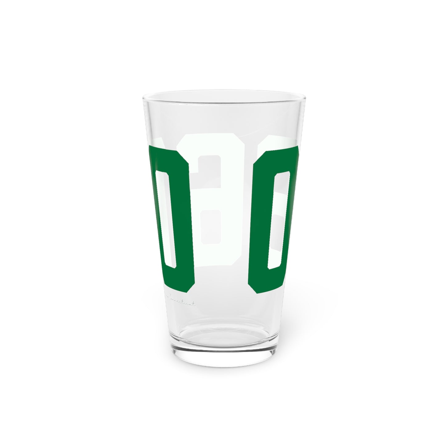 06610  Bridgeport Connecticut Zip Code  Pint Glass, 16oz