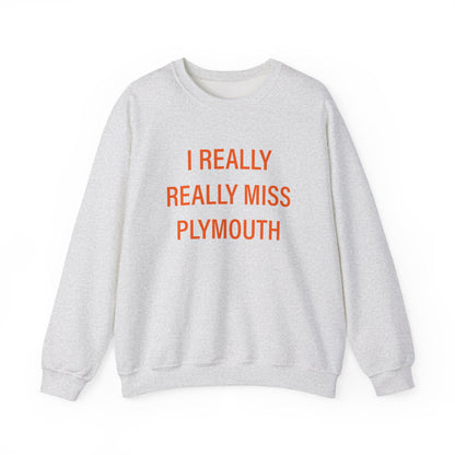 I Really Really Miss Plymouth Unisex Heavy Blend™ Crewneck Sweatshirt