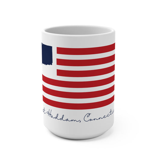 East Haddam Connecticut Flag Mug 15oz