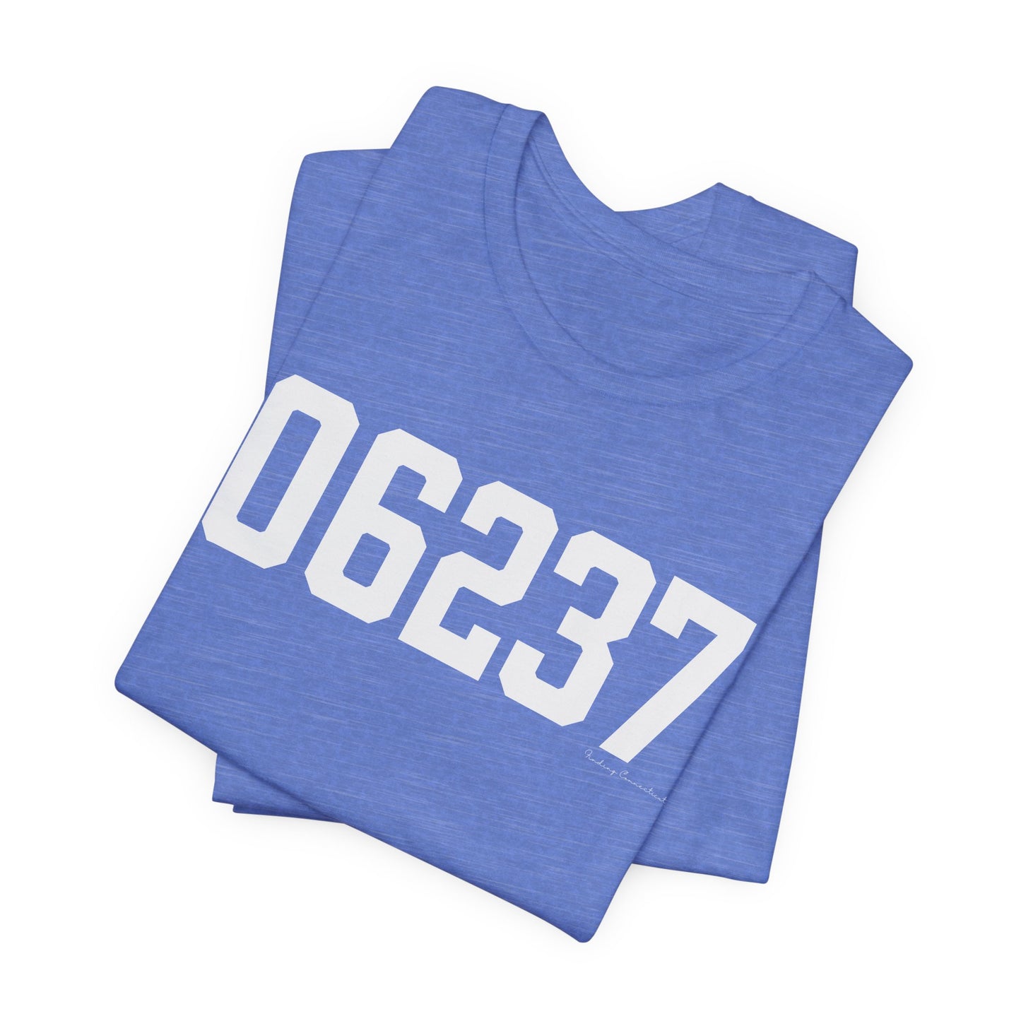 06237 Columbia CT Zip Code Unisex Jersey Short Sleeve T-Shirt