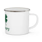 I Clover Glastonbury Enamel Camping Mug