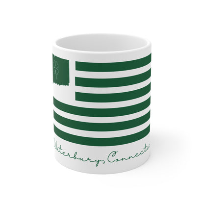 Waterbury Connecticut St. Patrick’s Day Flag Mug 11oz