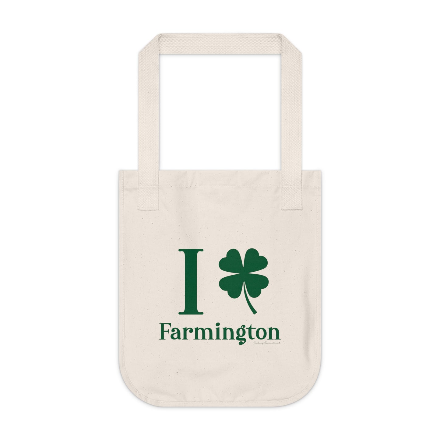 I Clover Farmington Organic Canvas Tote Bag