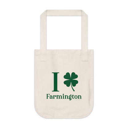 I Clover Farmington Organic Canvas Tote Bag