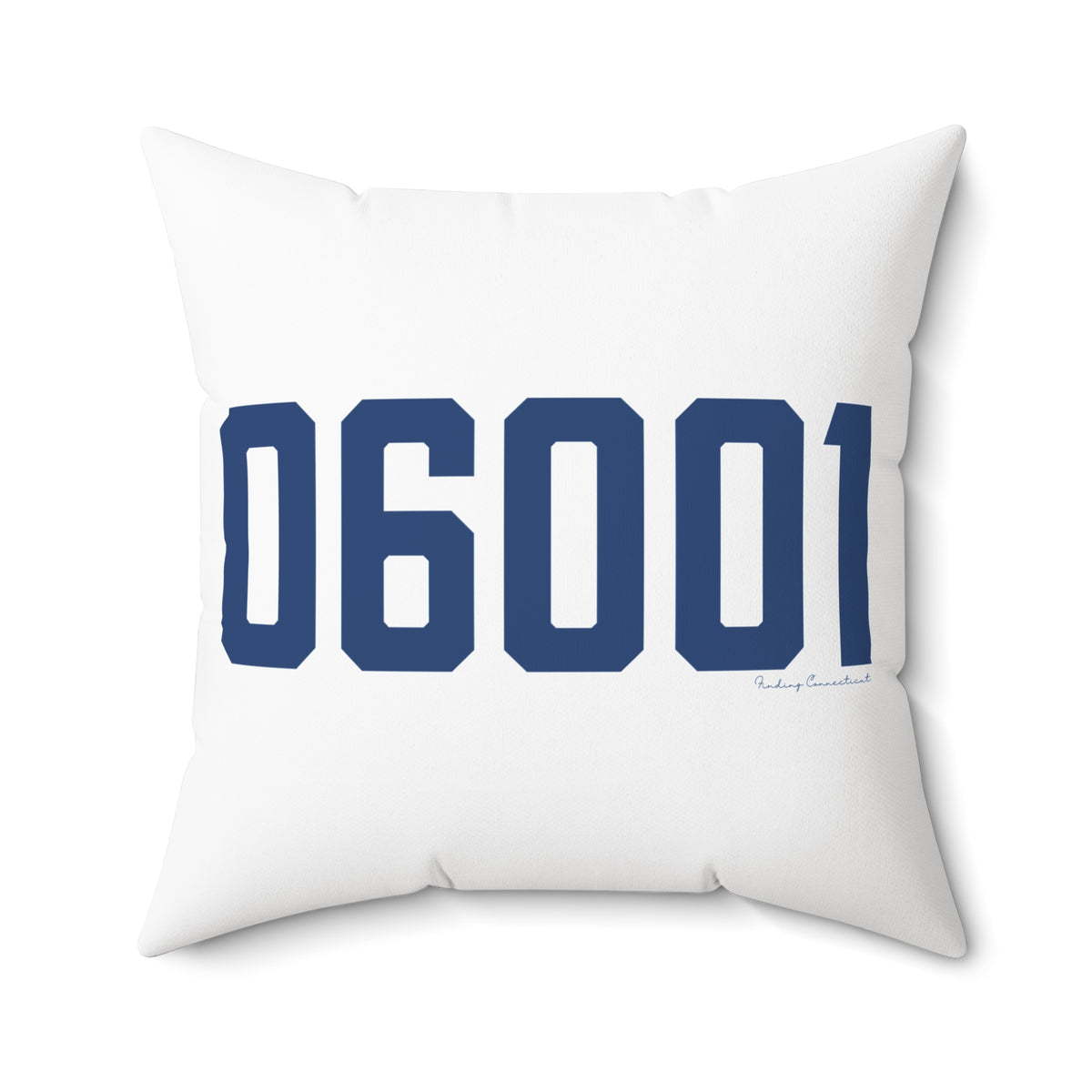 06001 Avon Connecticut Zip Code Polyester Square Pillow
