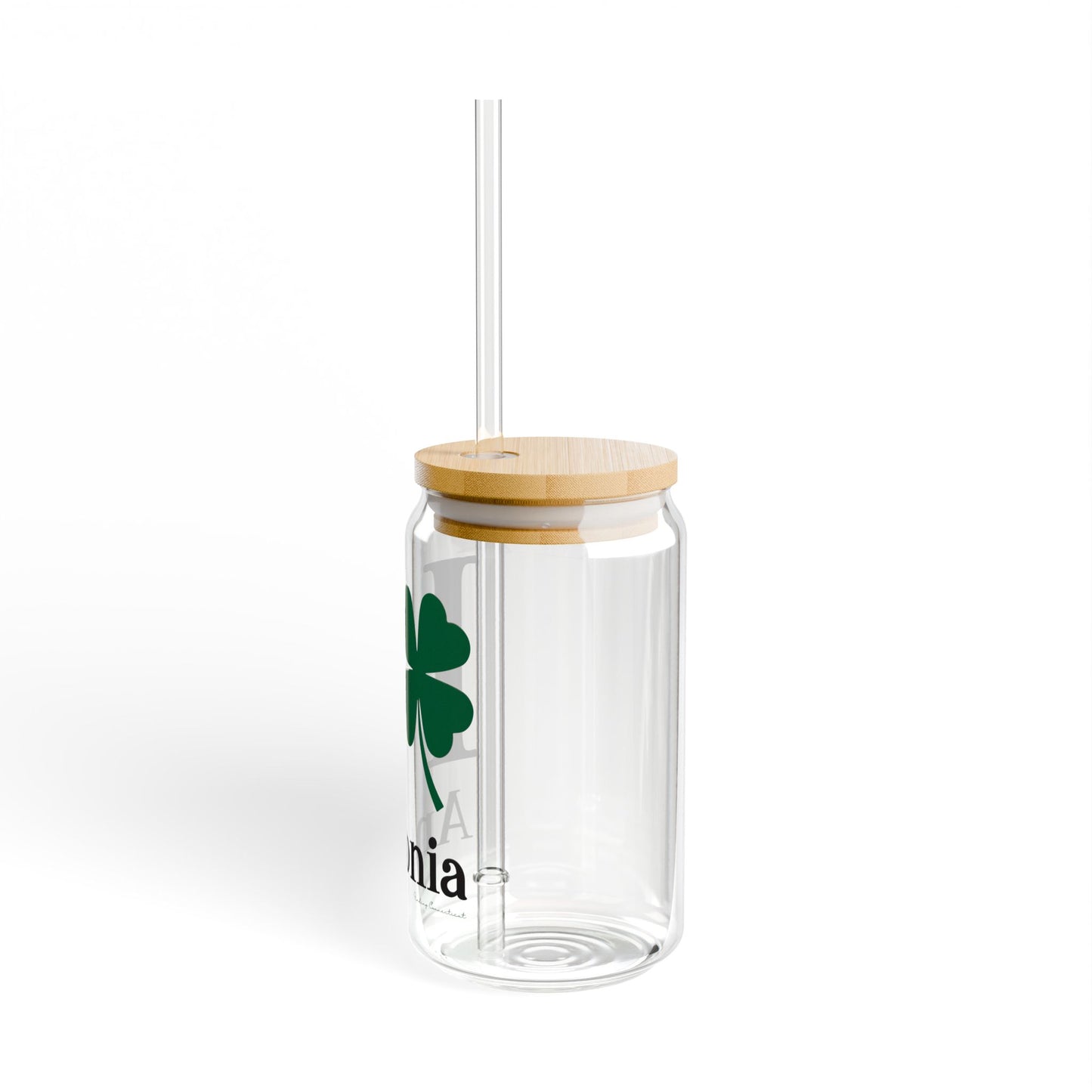 I Clover Ansonia Sipper Glass, 16oz