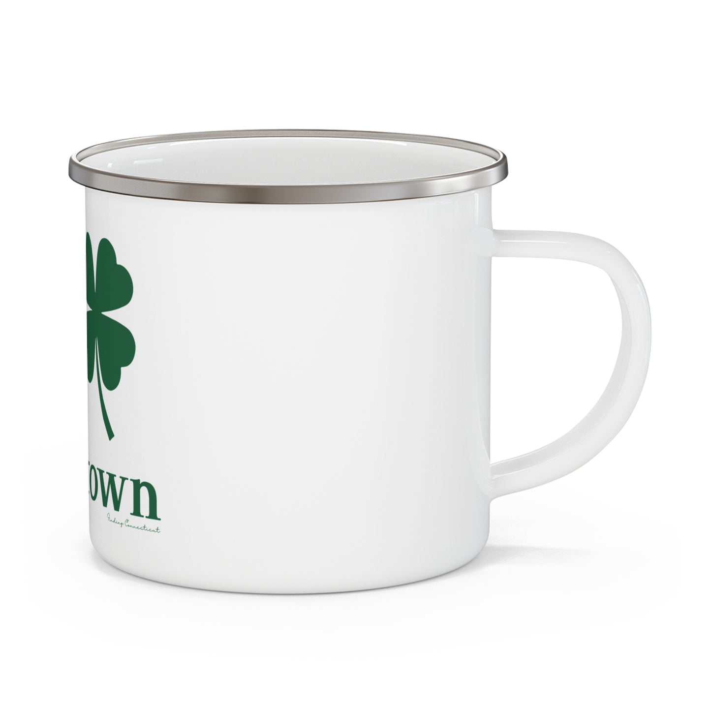 I Clover Watertown Enamel Camping Mug