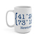 Newtown Coordinates Mug 15oz