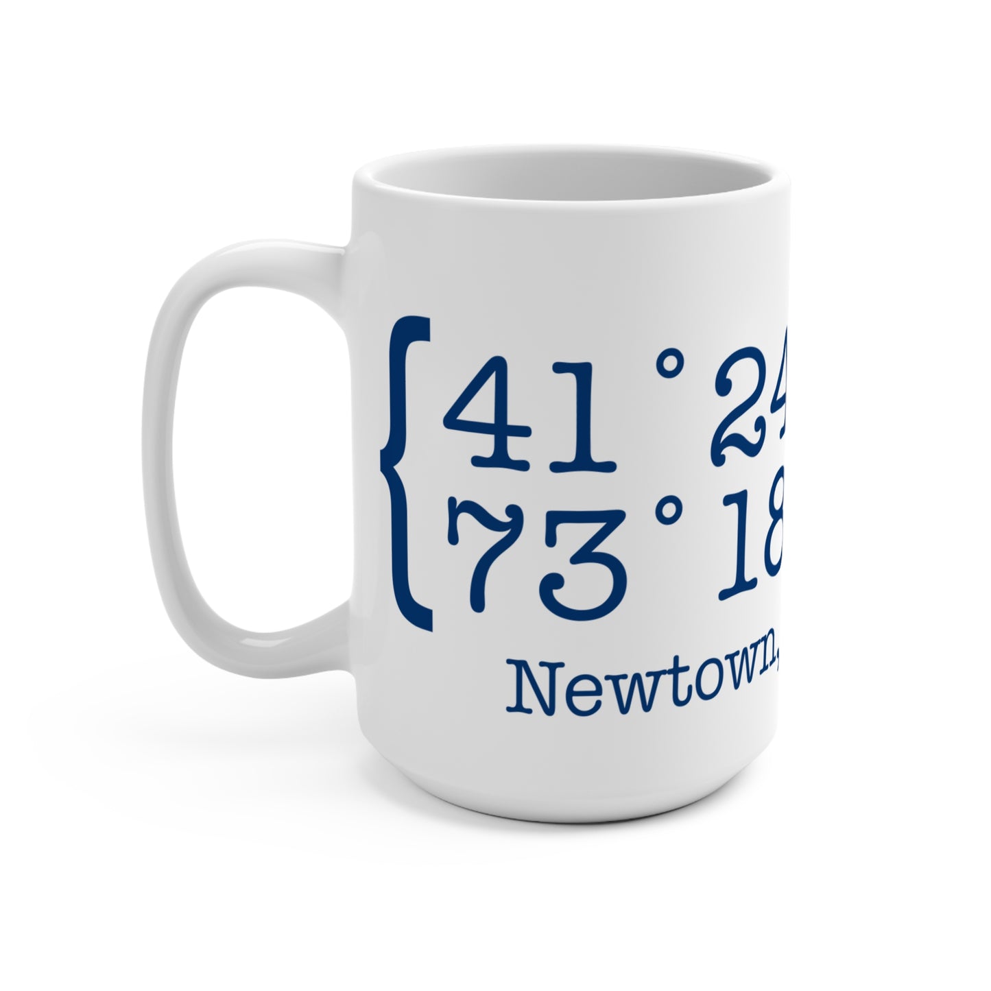 Newtown Coordinates Mug 15oz