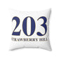 203 Strawberry Hill Spun Polyester Square Pillow