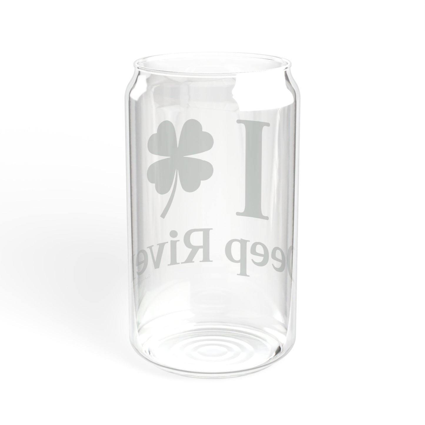 I Clover Deep River Sipper Glass, 16oz