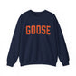 Goose Zip Code Orange & Green Unisex Heavy Blend™ Crewneck Sweatshirt
