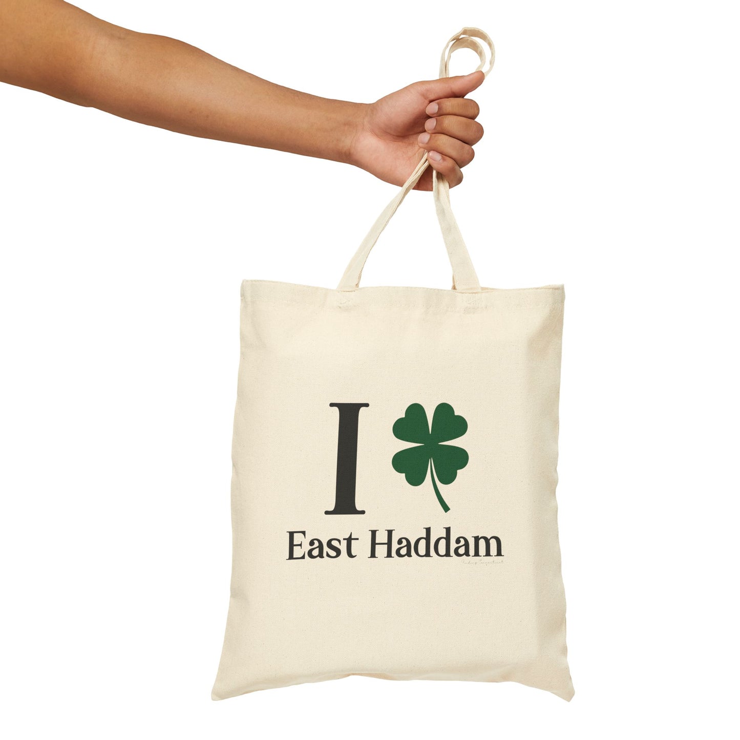 I Clover East Haddam Cotton Canvas Tote Bag