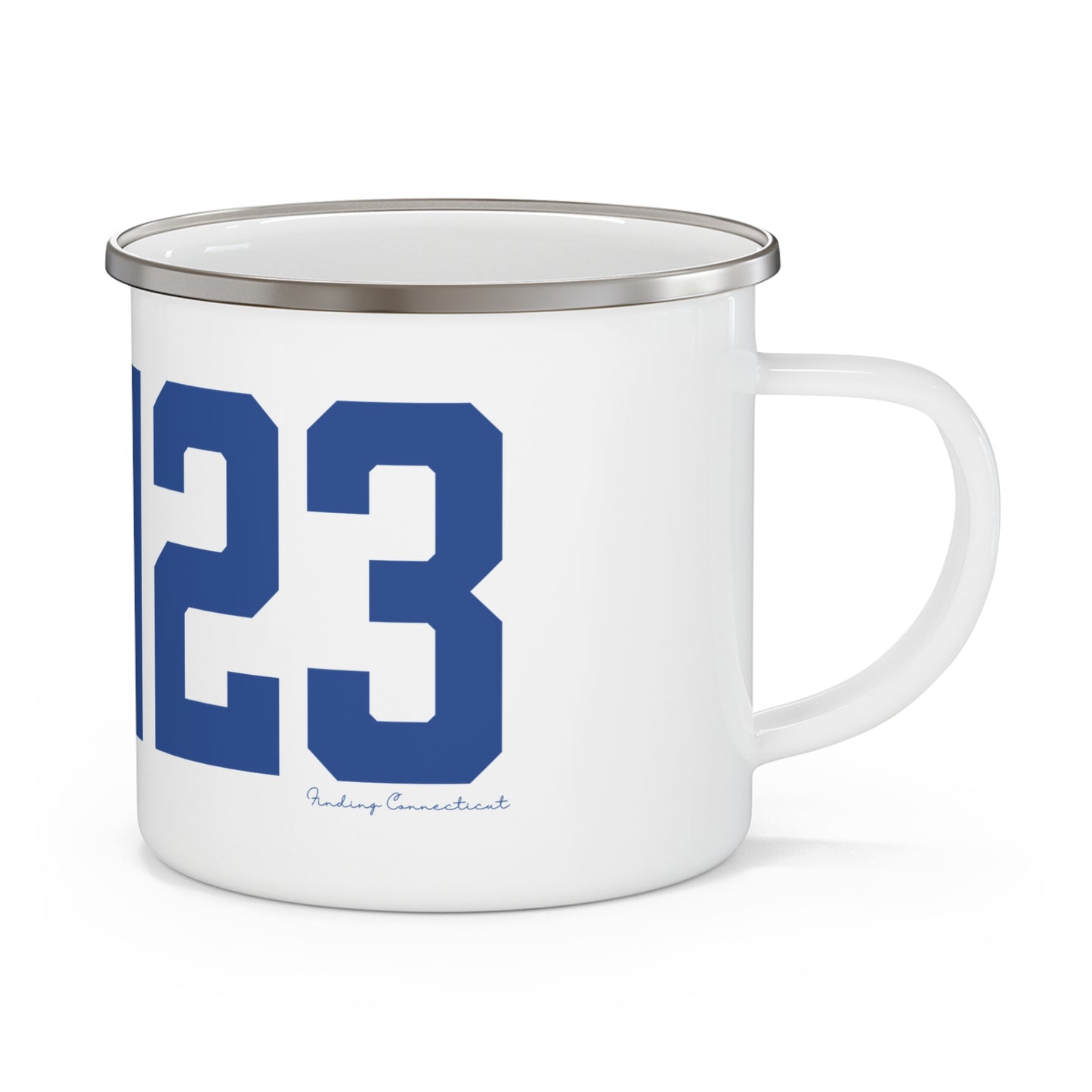 06423 East Haddam Connecticut Zip Code Enamel Camping Mug