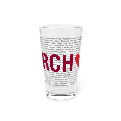 Greenwich Love Pint Glass, 16oz
