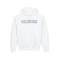 Just a kid from North Branford Youth Heavy Blend Hooded Sweatshirt