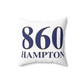 860 Hampton Spun Polyester Square Pillow