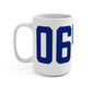06455 Middlefield Connecticut Zip Code Mug 15oz