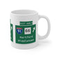 Vintage WCP Exit 68-NE Sign Mug 11oz