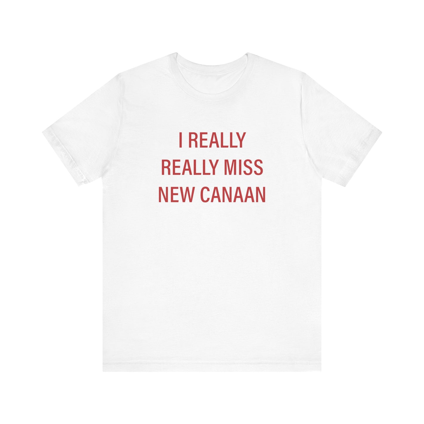 I Really Really Miss New Canaan Unisex Jersey Short Sleeve T-Shirt