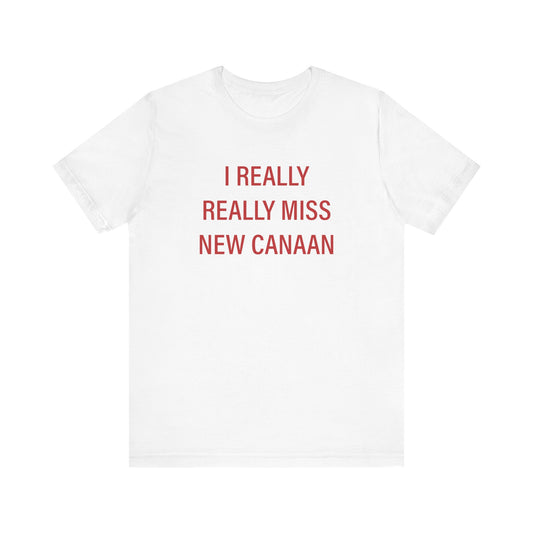 I Really Really Miss New Canaan Unisex Jersey Short Sleeve T-Shirt