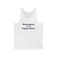Newington is My Happy Place Unisex Jersey Tank Top