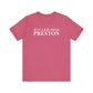 Just a kid from Preston Unisex Jersey Short Sleeve T-Shirt