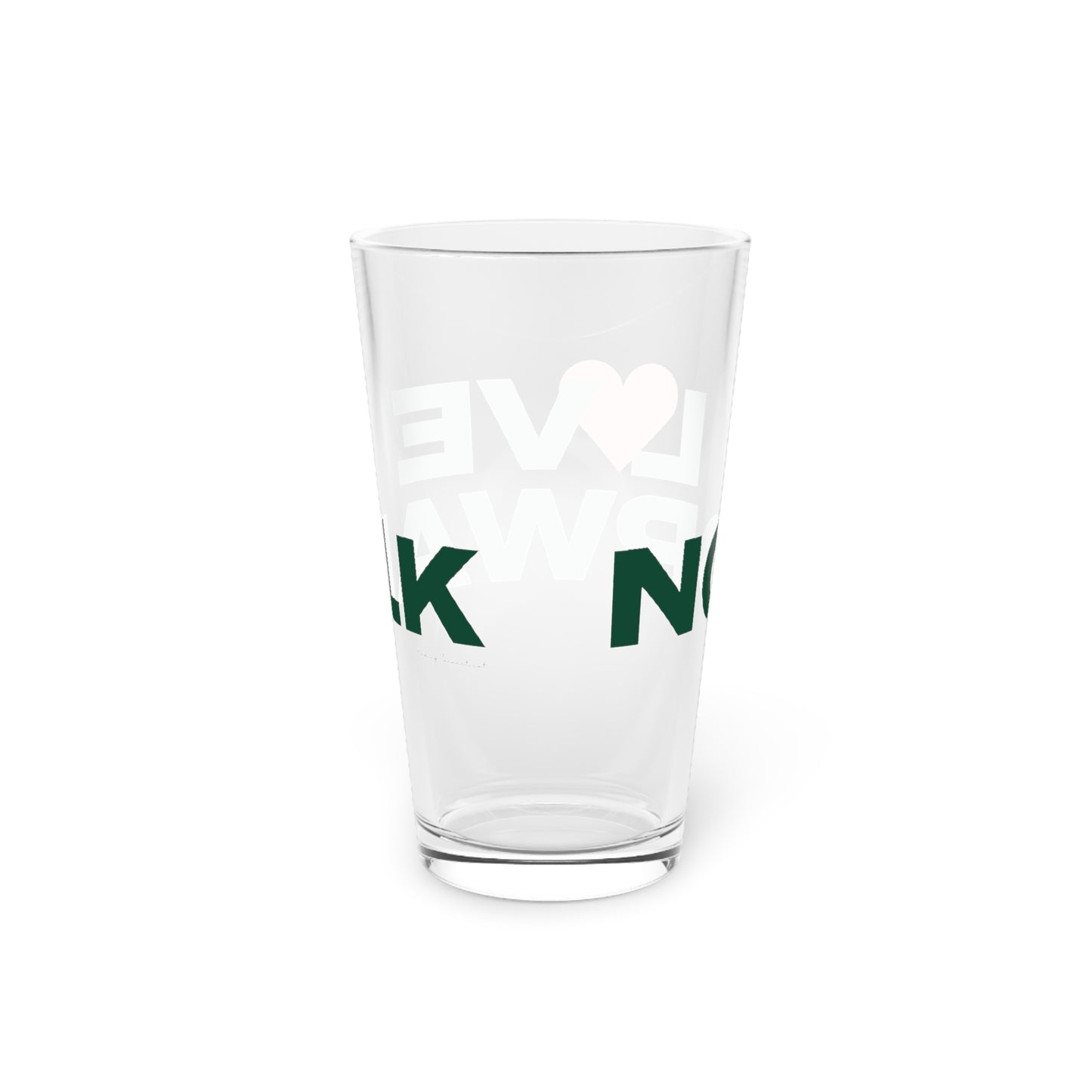 Love Norwalk Pint Glass, 16oz