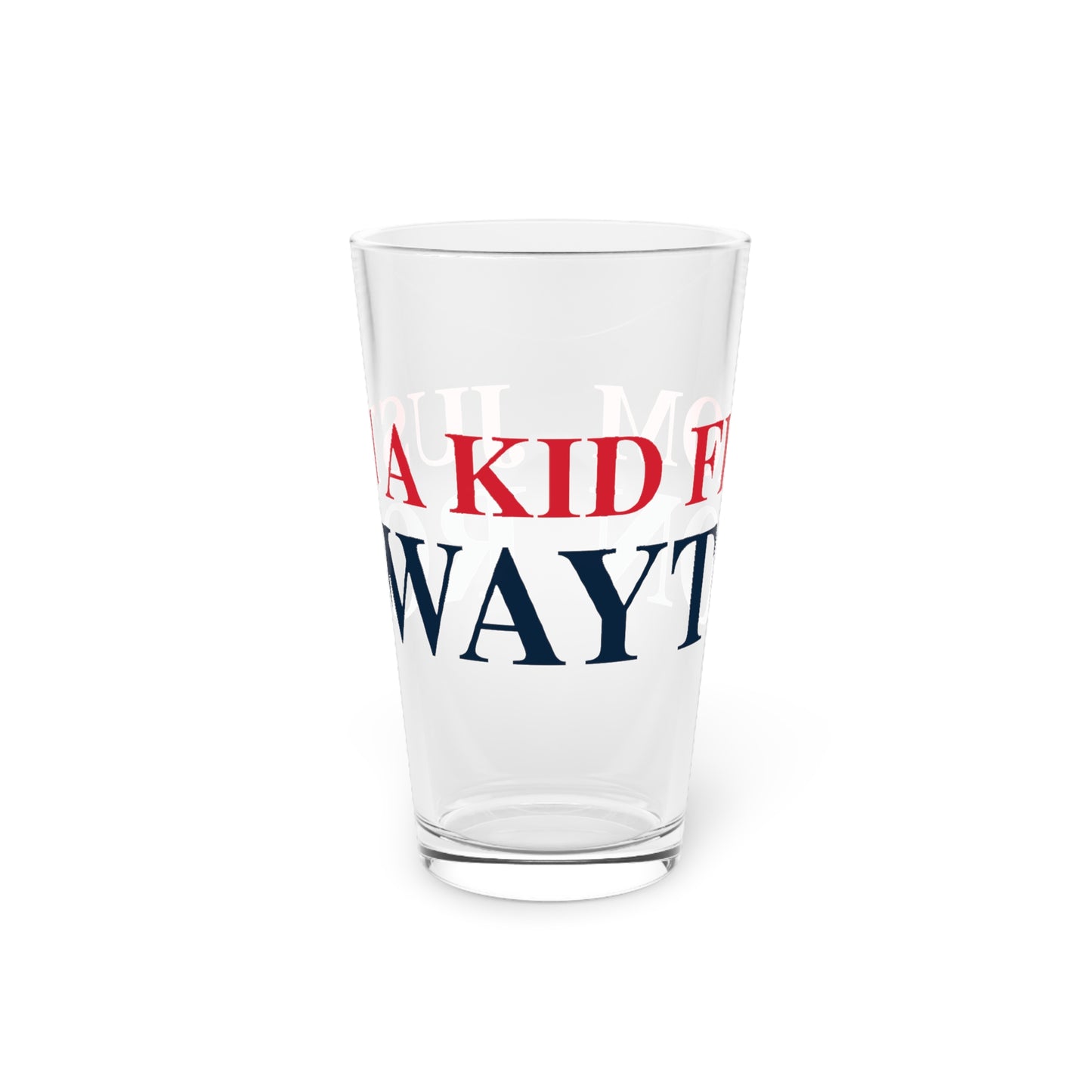 Just a kid from Rowayton Pint Glass, 16oz