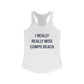 I Really Really Miss Compo Beach Women's Ideal Racerback Tank Top