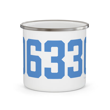 06330 Sprague Connecticut Zip Code  Enamel Camping Mug