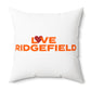 Love Ridgefield Spun Polyester Square Pillow