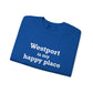 Westport Is My Happy Place Unisex Heavy Blend™ Crewneck Sweatshirt