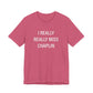 I Really Really Miss Chaplin Unisex Jersey Short Sleeve T-Shirt