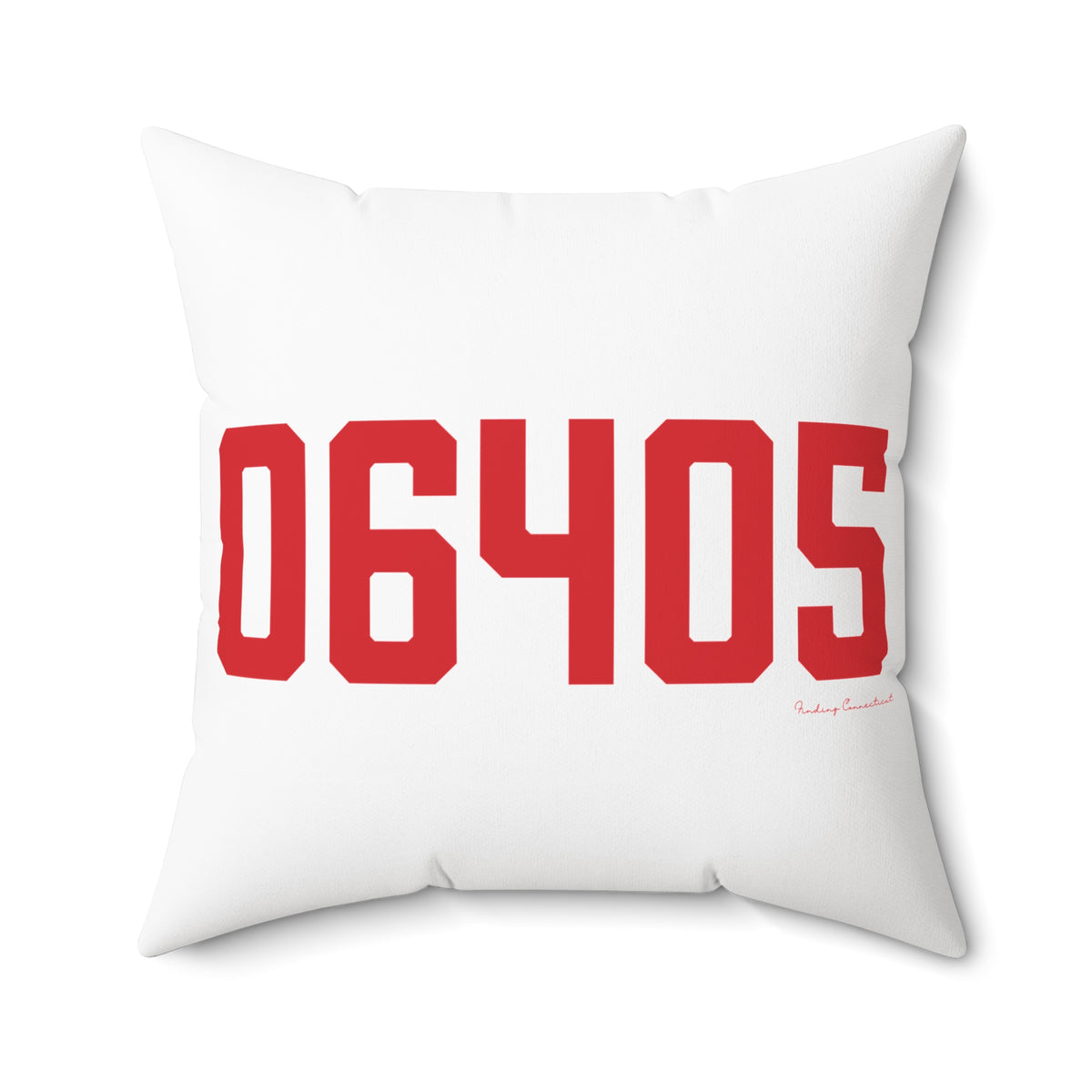 06405 Branford Connecticut Zip Code Polyester Square Pillow