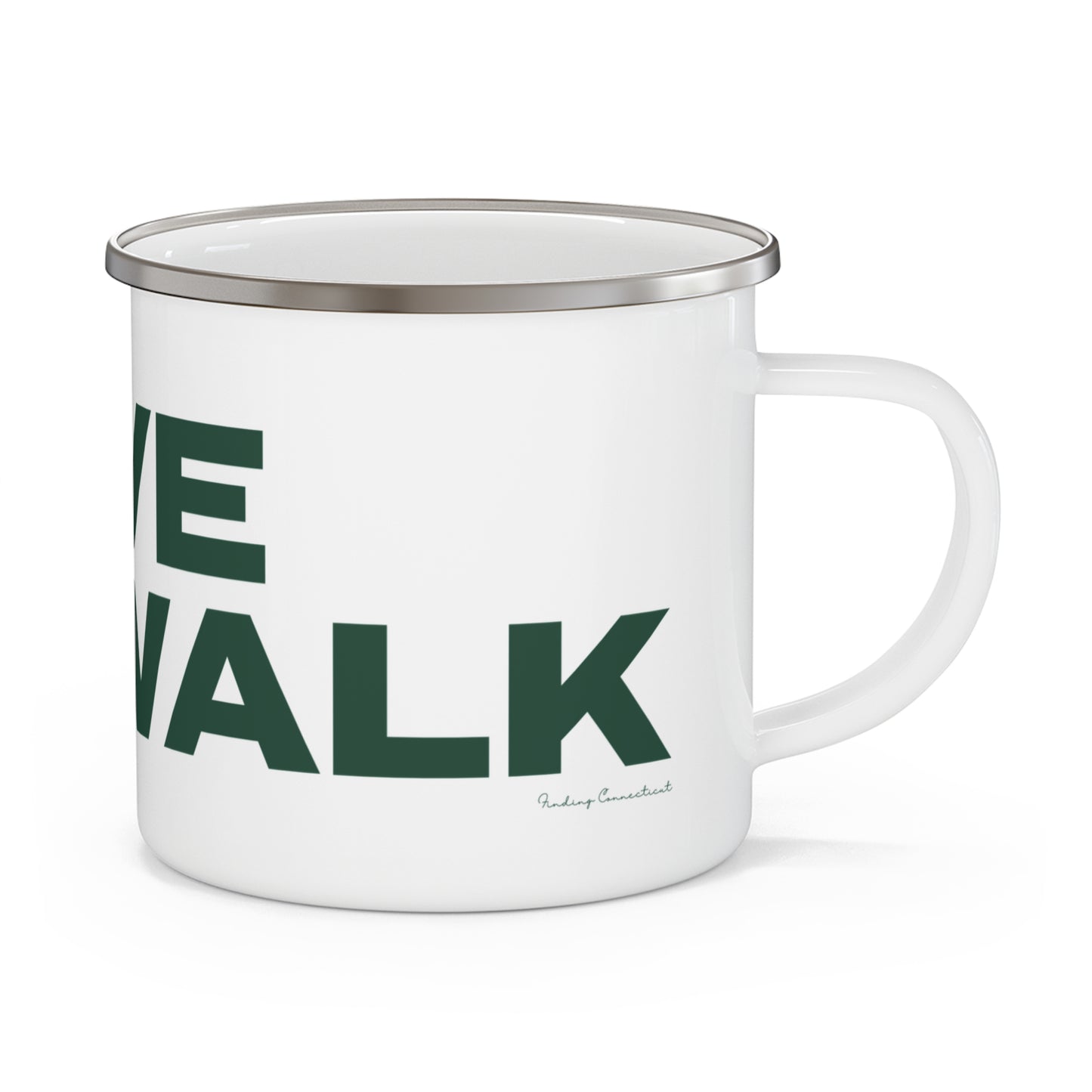 Love Norwalk Enamel Camping Mug