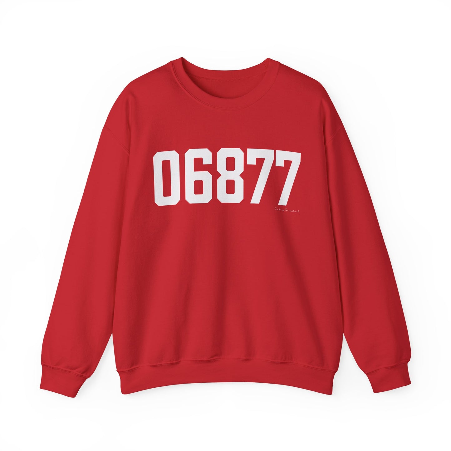 06877 Ridgefield CT Zip Code Unisex Heavy Blend™ Crewneck Sweatshirt