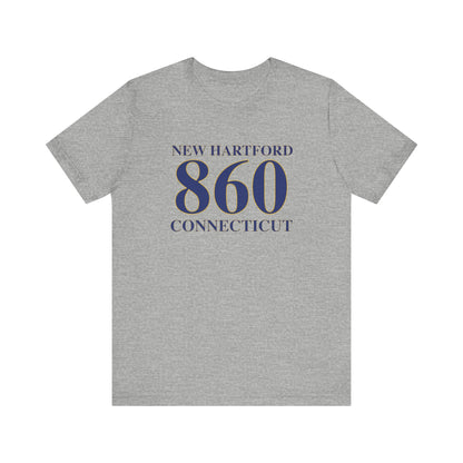 New Hartford 860 Connecticut Unisex Jersey Short Sleeve T-Shirt