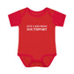 Just a kid from Southport Infant Baby Rib Bodysuit
