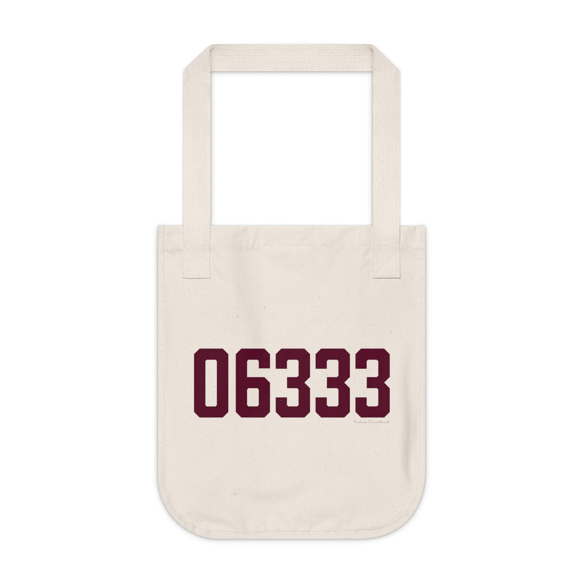 06333 East Lyme Connecticut Zip Code Organic Canvas Tote Bag