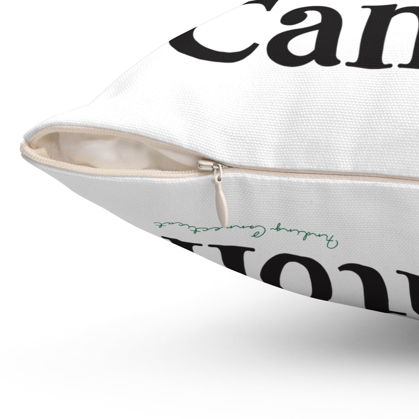 I Clover Canton Spun Polyester Square Pillow