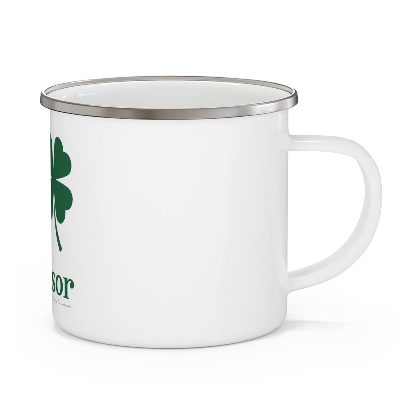 I Clover Windsor  Enamel Camping Mug
