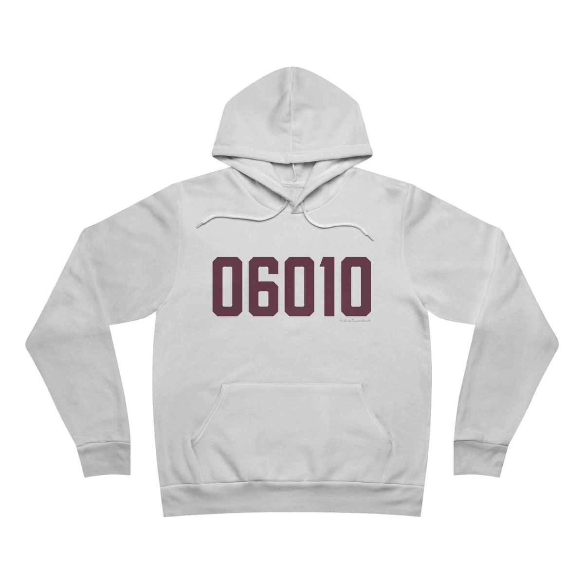 06010 Bristol Connecticut Zip Code Unisex Sponge Fleece Pullover Hoodie