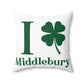I Clover Middlebury Spun Polyester Square Pillow