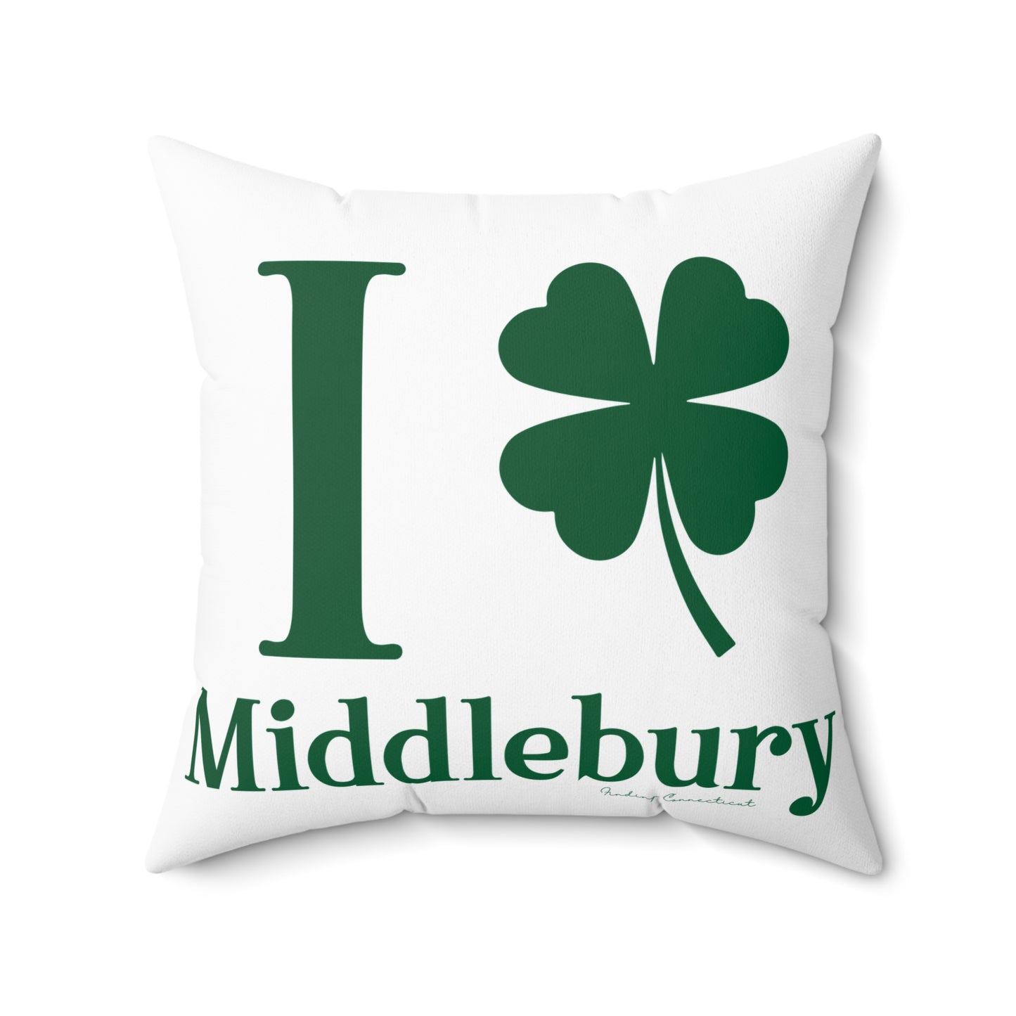 I Clover Middlebury Spun Polyester Square Pillow