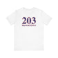 203 Brookfield Red White & Blue Unisex Jersey Short Sleeve T-Shirt