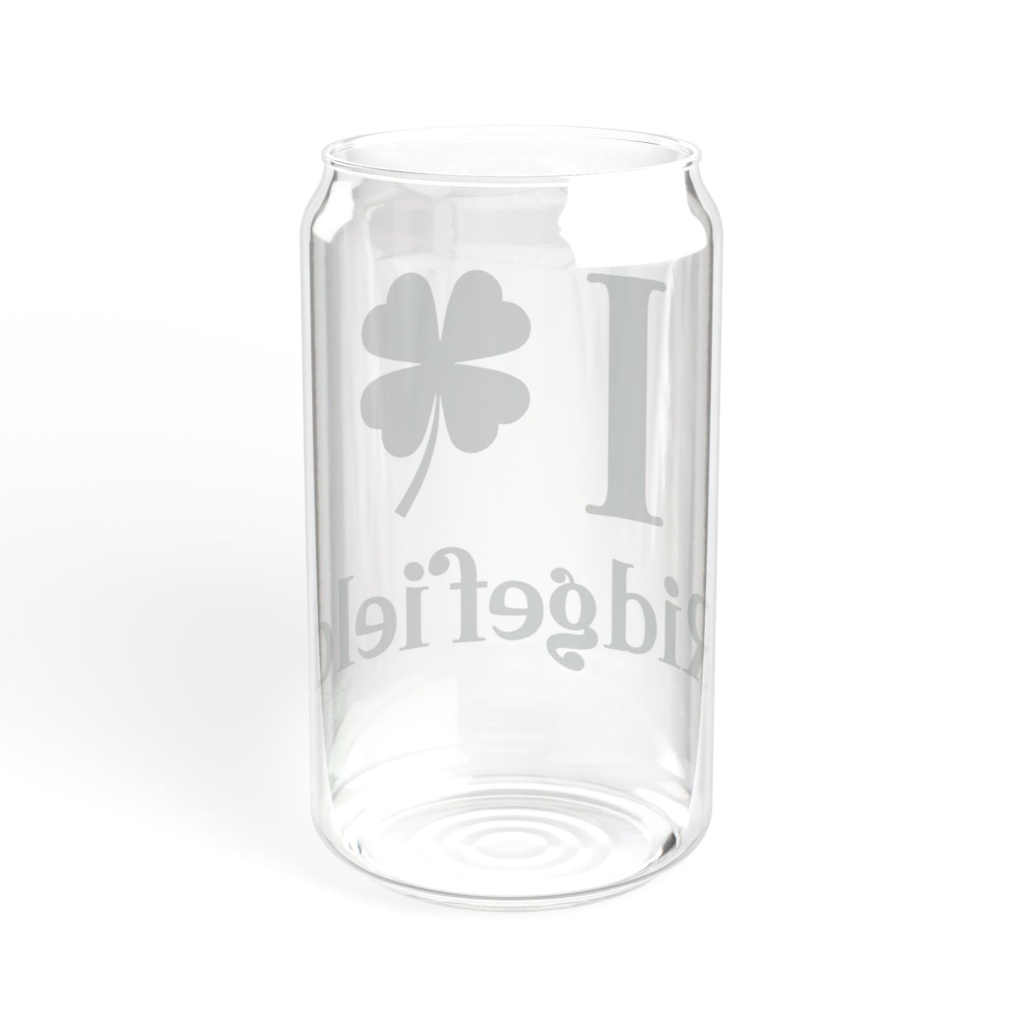 I Clover Ridgefield Sipper Glass, 16oz
