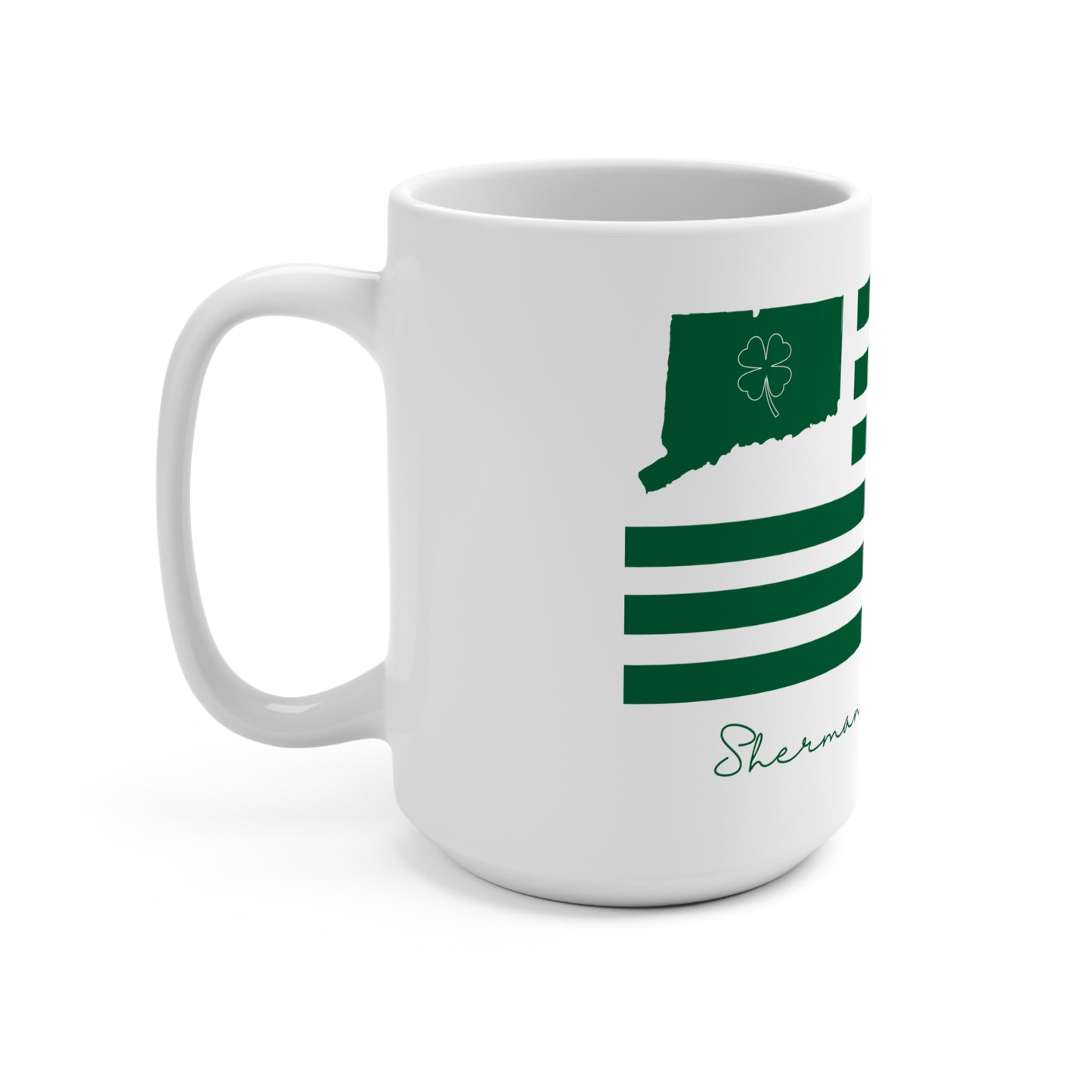 Sherman Connecticut St. Patrick’s Day Flag Mug 15oz